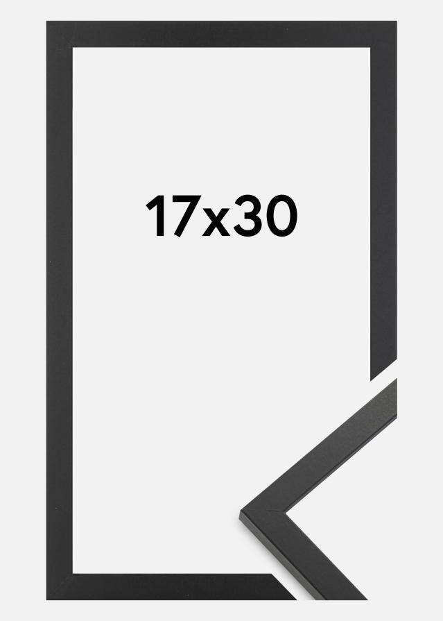 Marco Trendy Vidrio acrílico Negro 17x30 cm