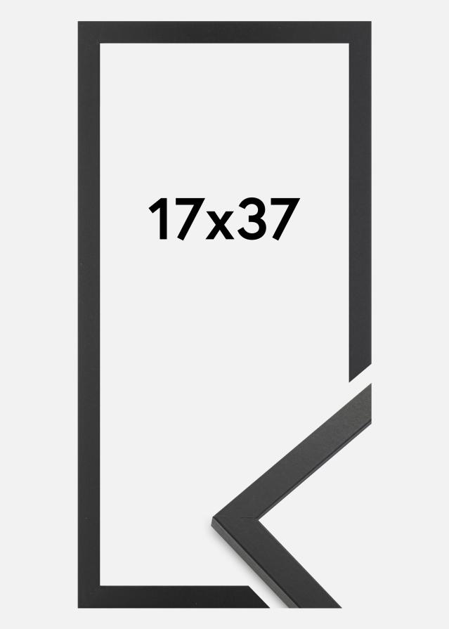 Marco Trendy Vidrio acrílico Negro 17x37 cm