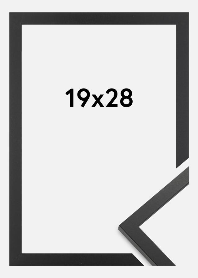 Marco Trendy Vidrio acrílico Negro 19x28 cm