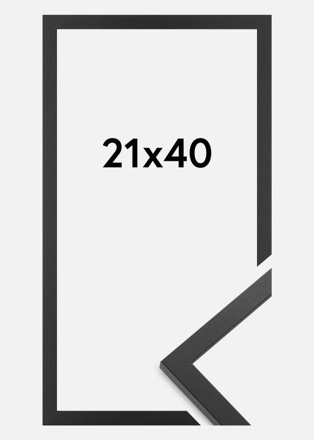 Marco Trendy Vidrio acrílico Negro 21x40 cm