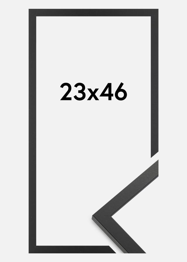 Marco Trendy Vidrio acrílico Negro 23x46 cm