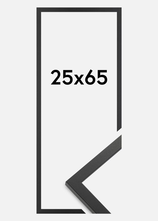 Marco Trendy Vidrio acrílico Negro 25x65 cm