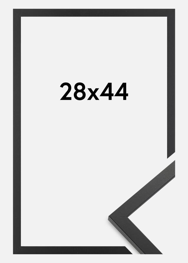 Marco Trendy Vidrio acrílico Negro 28x44 cm