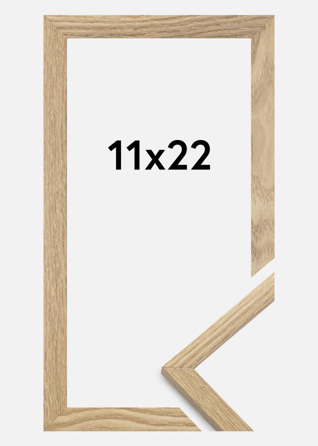 Marco Trendy Vidrio acrílico Roble 11x22 cm