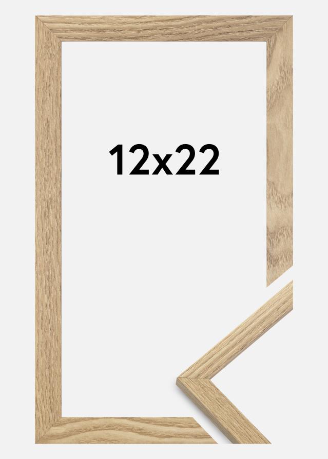 Marco Trendy Vidrio acrílico Roble 12x22 cm