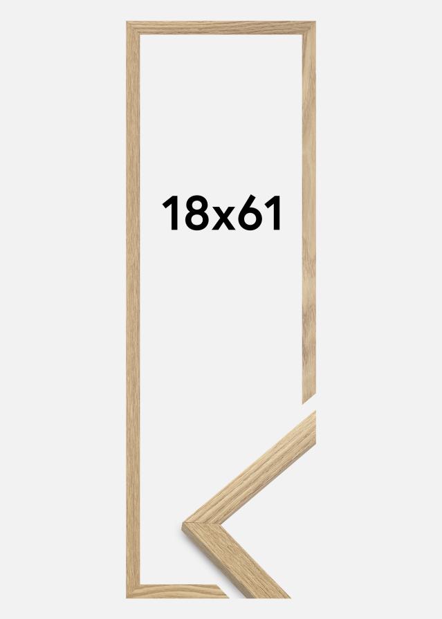 Marco Trendy Vidrio acrílico Roble 18x61 cm