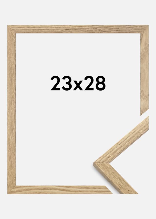 Marco Trendy Vidrio acrílico Roble 23x28 cm