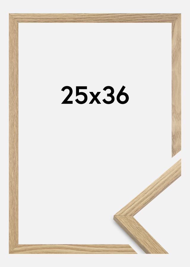 Marco Trendy Vidrio acrílico Roble 25x36 cm