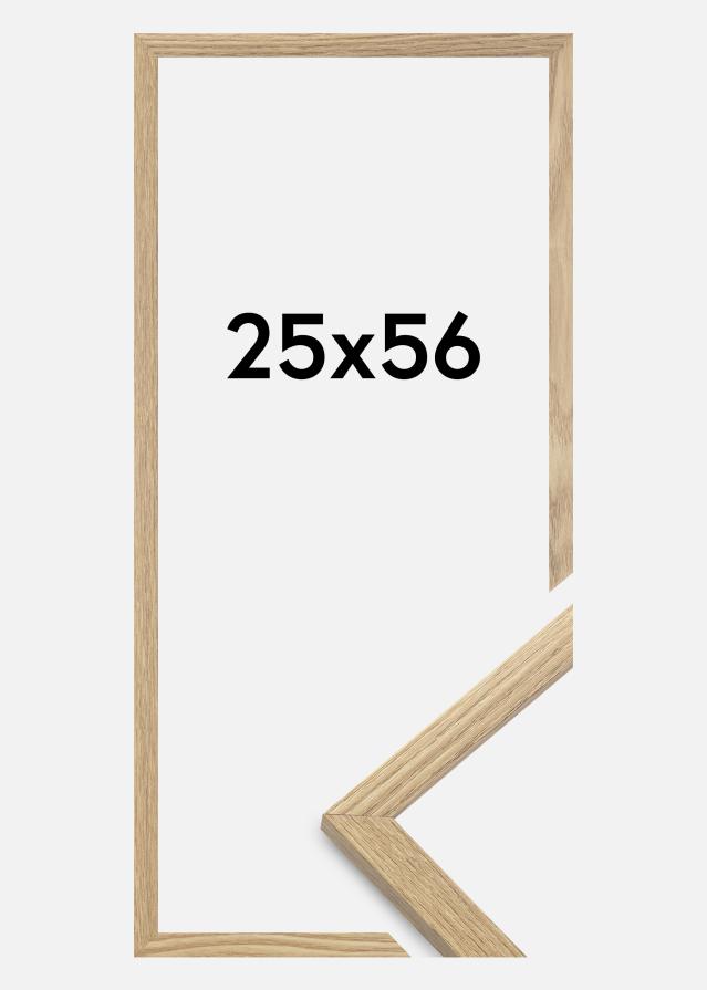 Marco Trendy Vidrio acrílico Roble 25x56 cm