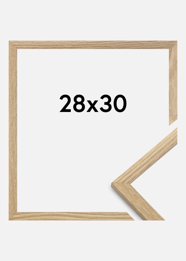 Marco Trendy Vidrio acrílico Roble 28x30 cm