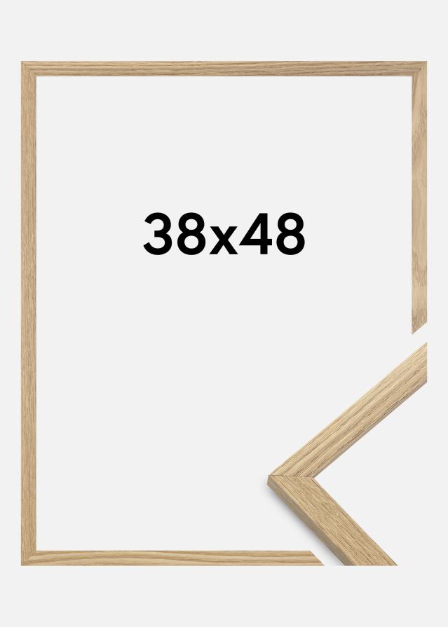 Marco Trendy Vidrio acrílico Roble 38x48 cm