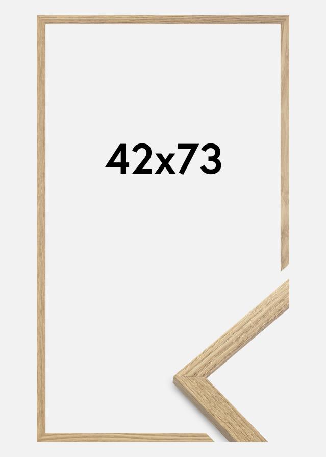 Marco Trendy Vidrio acrílico Roble 42x73 cm