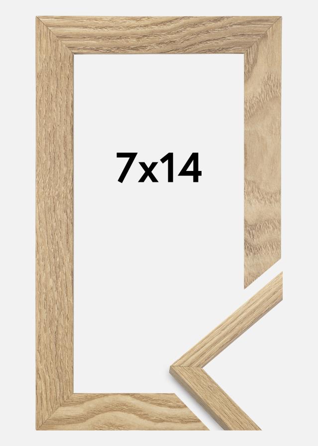 Marco Trendy Vidrio acrílico Roble 7x14 cm