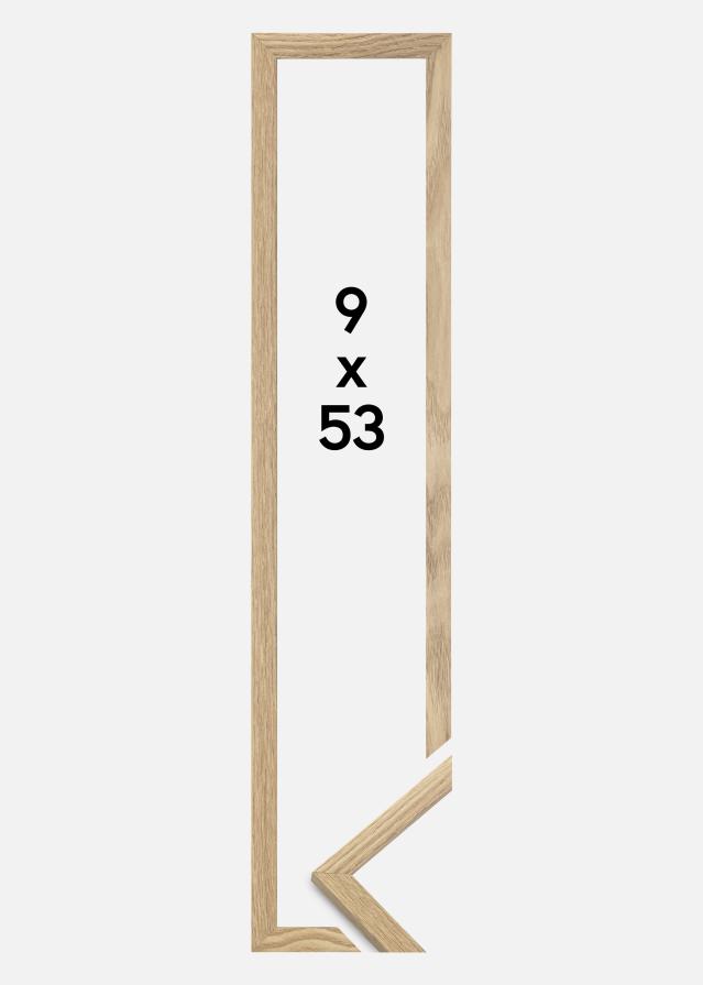 Marco Trendy Vidrio acrílico Roble 9x53 cm