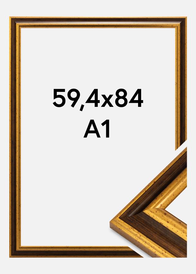 Marco Aberystwyth Vidrio acrílico Oro 59,4x84,1 cm (A1)