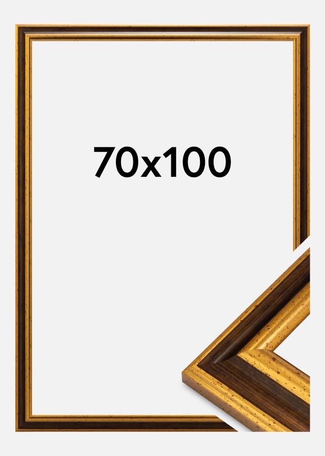 Marco Aberystwyth Vidrio acrílico Oro 70x100 cm