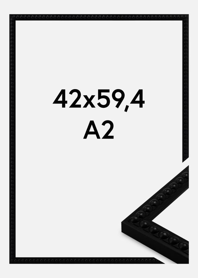 Marco Perla Vidrio acrílico Negro 42x59,4 cm (A2)