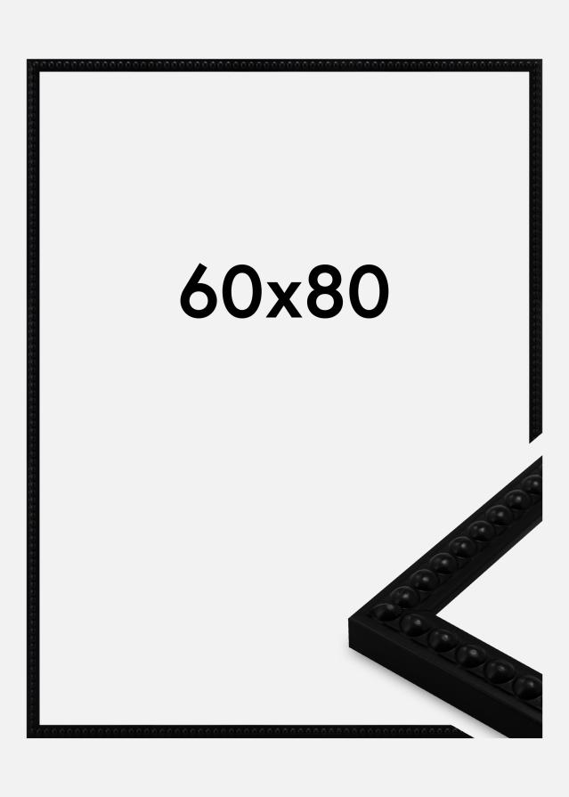 Marco Perla Vidrio acrílico Negro 60x80 cm