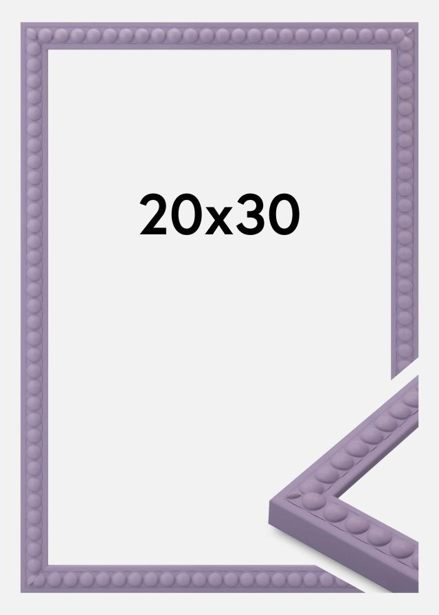 Marco Perla Vidrio acrílico Morado 20x30 cm