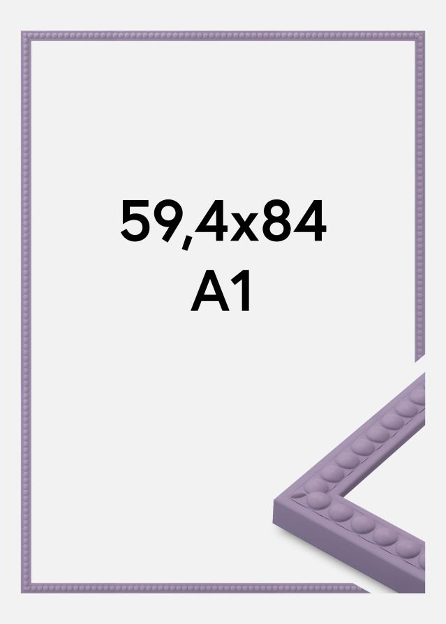 Marco Perla Vidrio acrílico Morado 59,4x84 cm (A1)