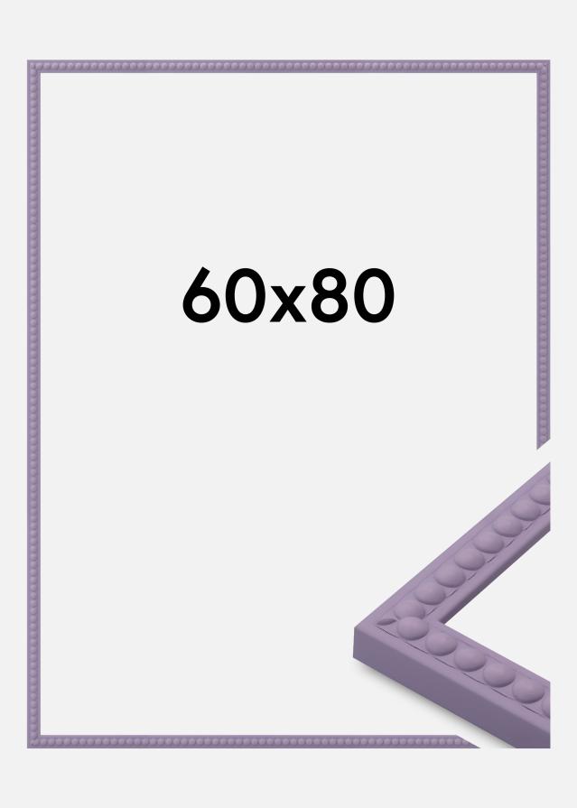 Marco Perla Vidrio acrílico Morado 60x80 cm