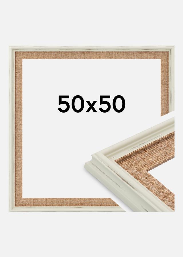 Marco Sandweave Vidrio acrílico Blanco 50x50 cm