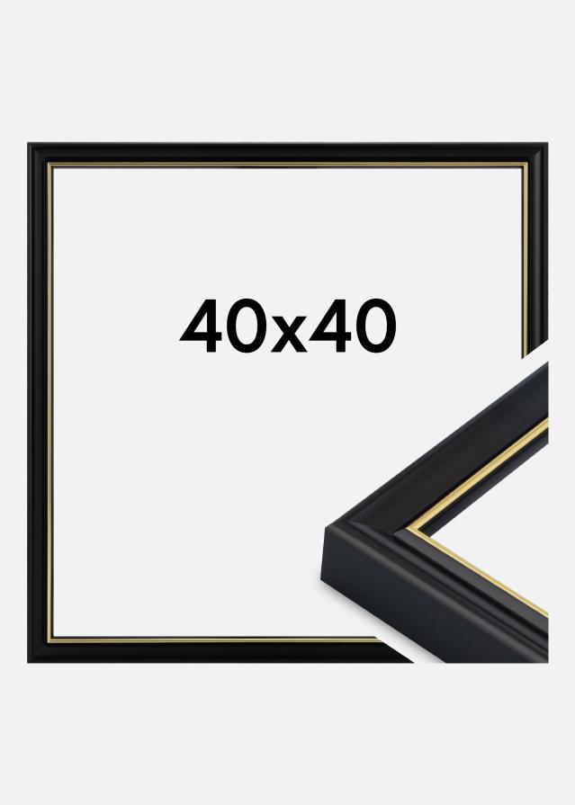 Marco Canterbury Vidrio acrílico Negro 40x40 cm