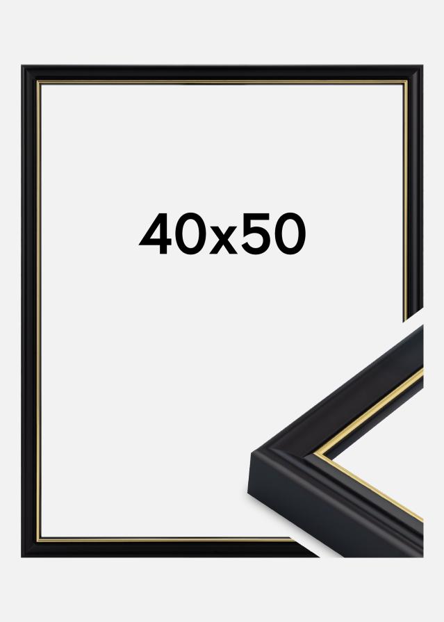 Marco Canterbury Vidrio acrílico Negro 40x50 cm