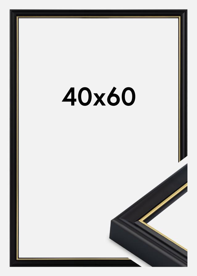 Marco Canterbury Vidrio acrílico Negro 40x60 cm