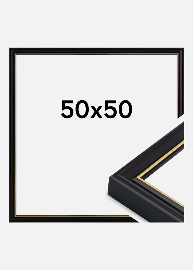 Marco Canterbury Vidrio acrílico Negro 50x50 cm