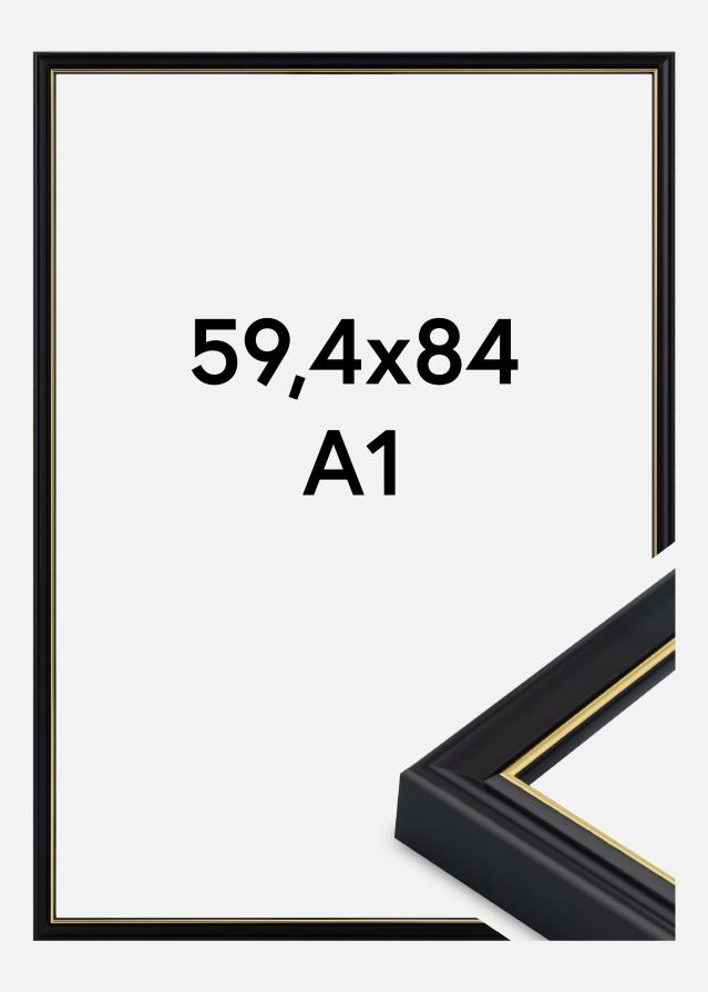 Marco Canterbury Vidrio acrílico Negro 59,4x84,1 cm (A1)