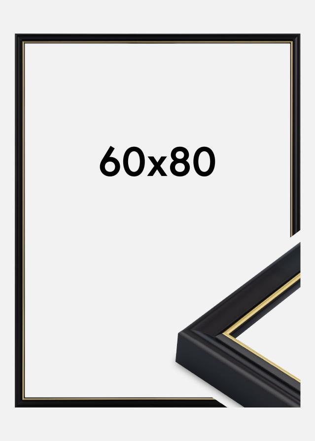 Marco Canterbury Vidrio acrílico Negro 60x80 cm