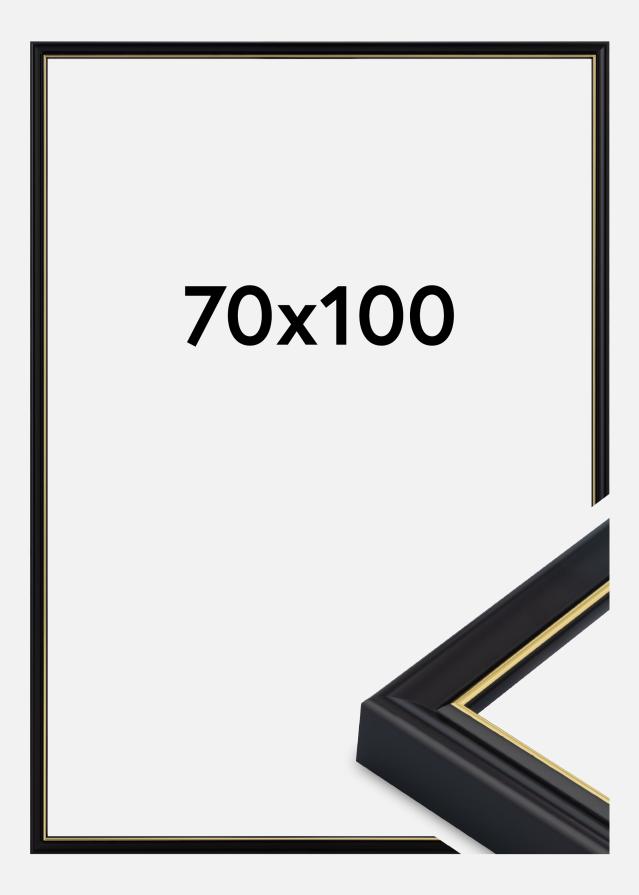 Marco Canterbury Vidrio acrílico Negro 70x100 cm