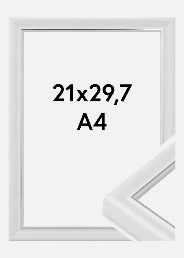 Marco Canterbury Vidrio acrílico Blanco 21x29,7 cm (A4)