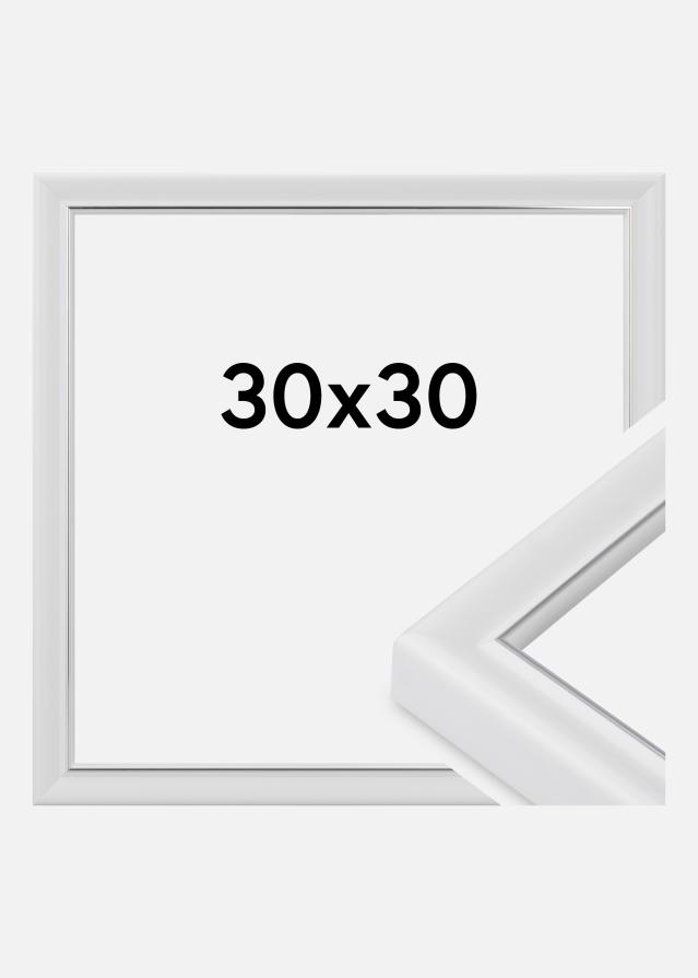 Marco Canterbury Vidrio acrílico Blanco 30x30 cm