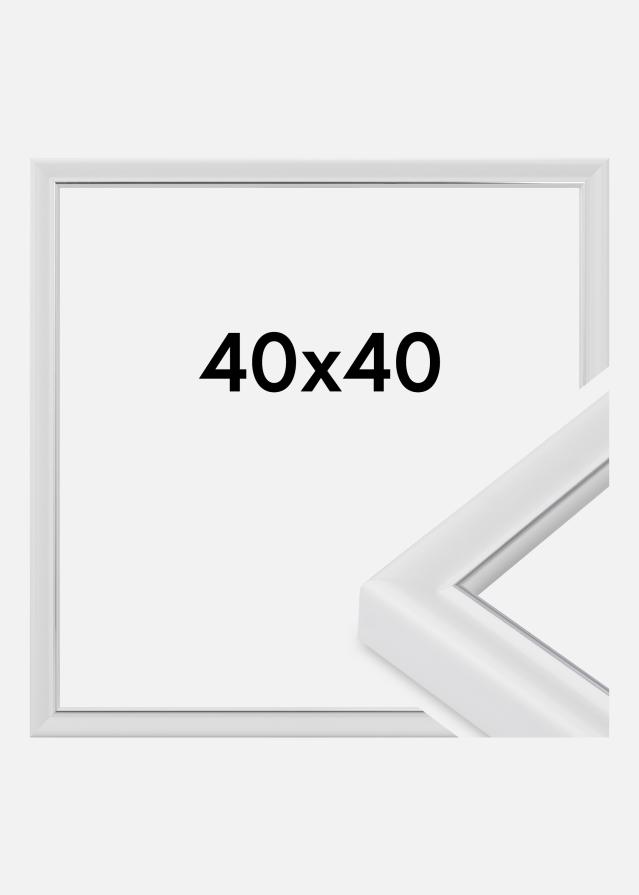 Marco Canterbury Vidrio acrílico Blanco 40x40 cm