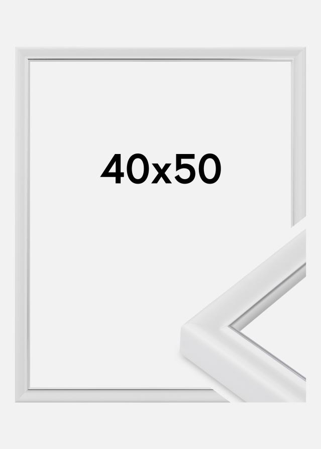 Marco Canterbury Vidrio acrílico Blanco 40x50 cm
