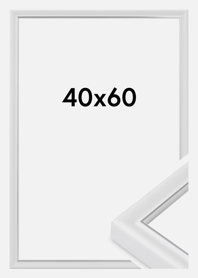 Marco Canterbury Vidrio acrílico Blanco 40x60 cm