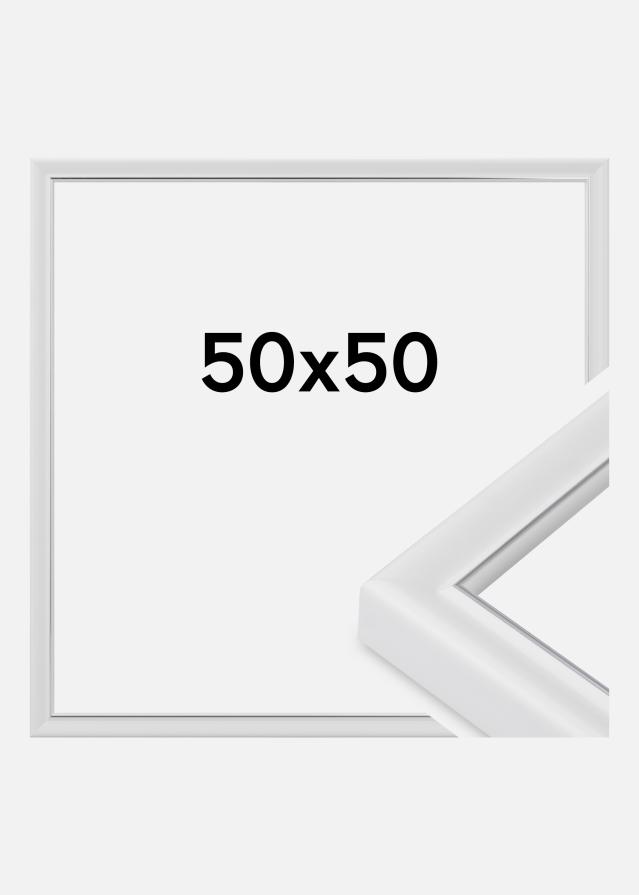 Marco Canterbury Vidrio acrílico Blanco 50x50 cm