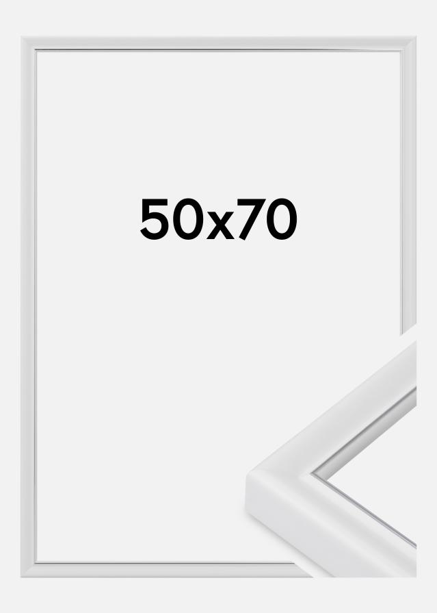 Marco Canterbury Vidrio acrílico Blanco 50x70 cm