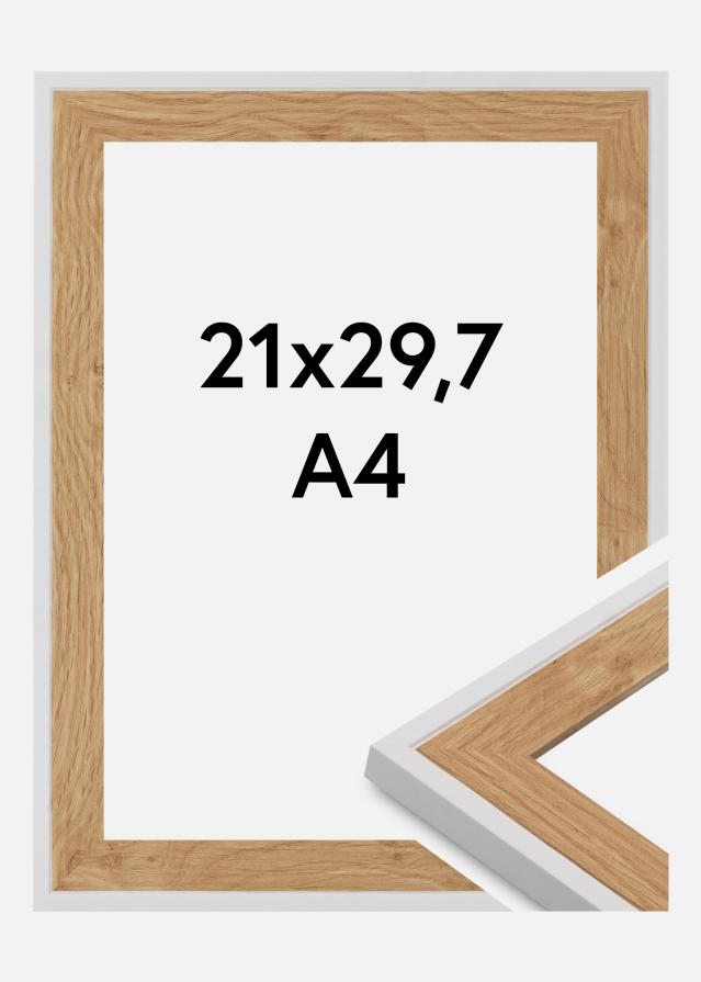 Marco Clearline Vidrio acrílico Blanco 21x29.7 cm (A4)