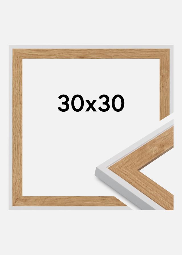 Marco Clearline Vidrio acrílico Blanco 30x30 cm