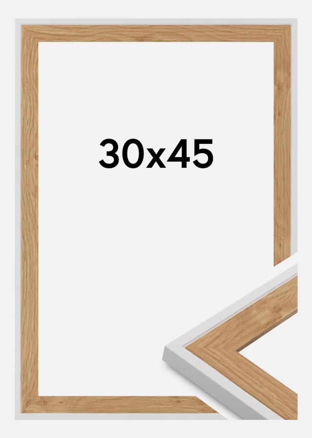 Marco Clearline Vidrio acrílico Blanco 30x45 cm