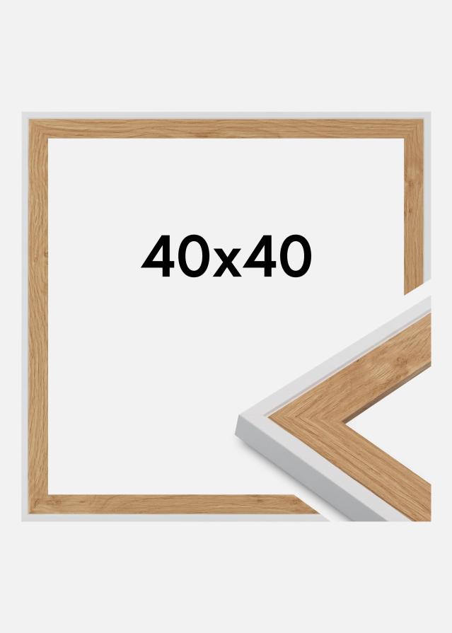 Marco Clearline Vidrio acrílico Blanco 40x40 cm