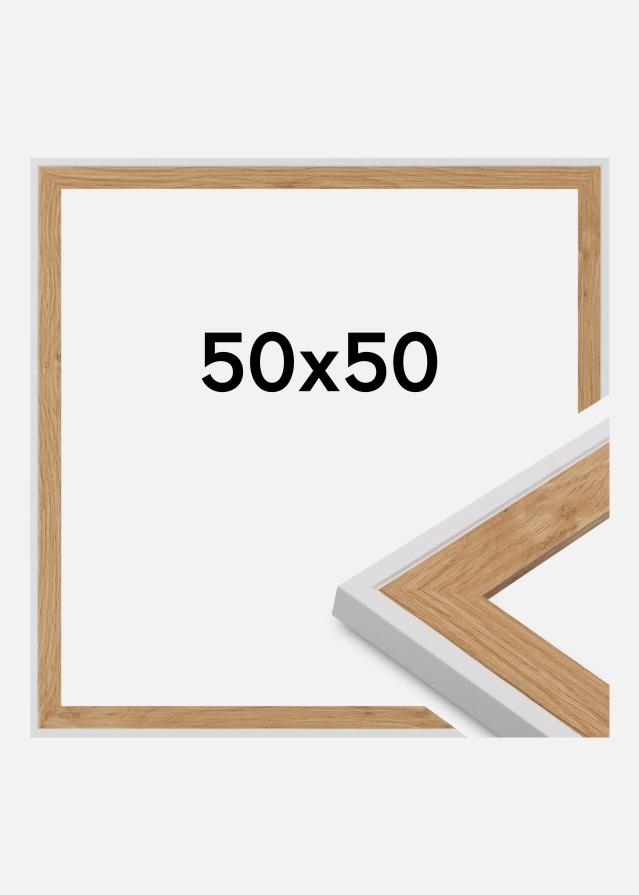 Marco Clearline Vidrio acrílico Blanco 50x50 cm