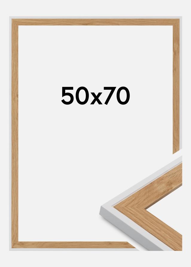 Marco Clearline Vidrio acrílico Blanco 50x70 cm