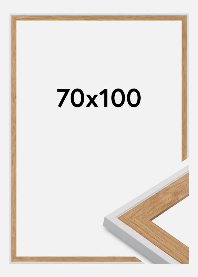 Marco Clearline Vidrio acrílico Blanco 70x100 cm