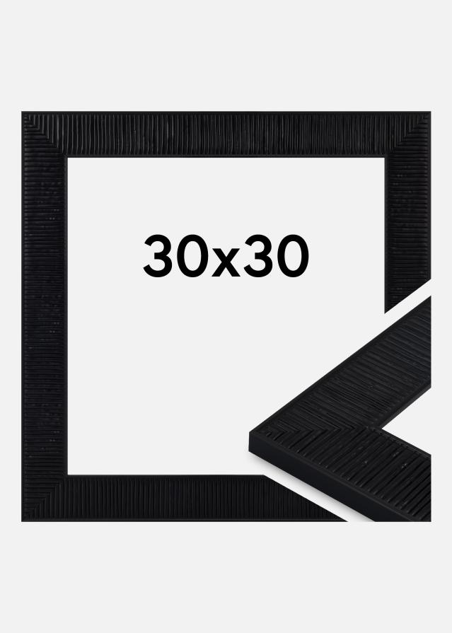 Marco Lund Vidrio acrílico Negro 30x30 cm