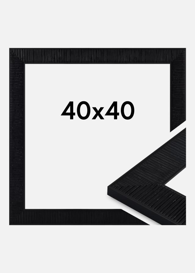 Marco Lund Vidrio acrílico Negro 40x40 cm
