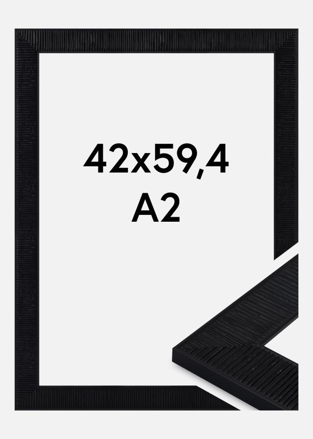 Marco Lund Vidrio acrílico Negro 42x59,4 cm (A2)